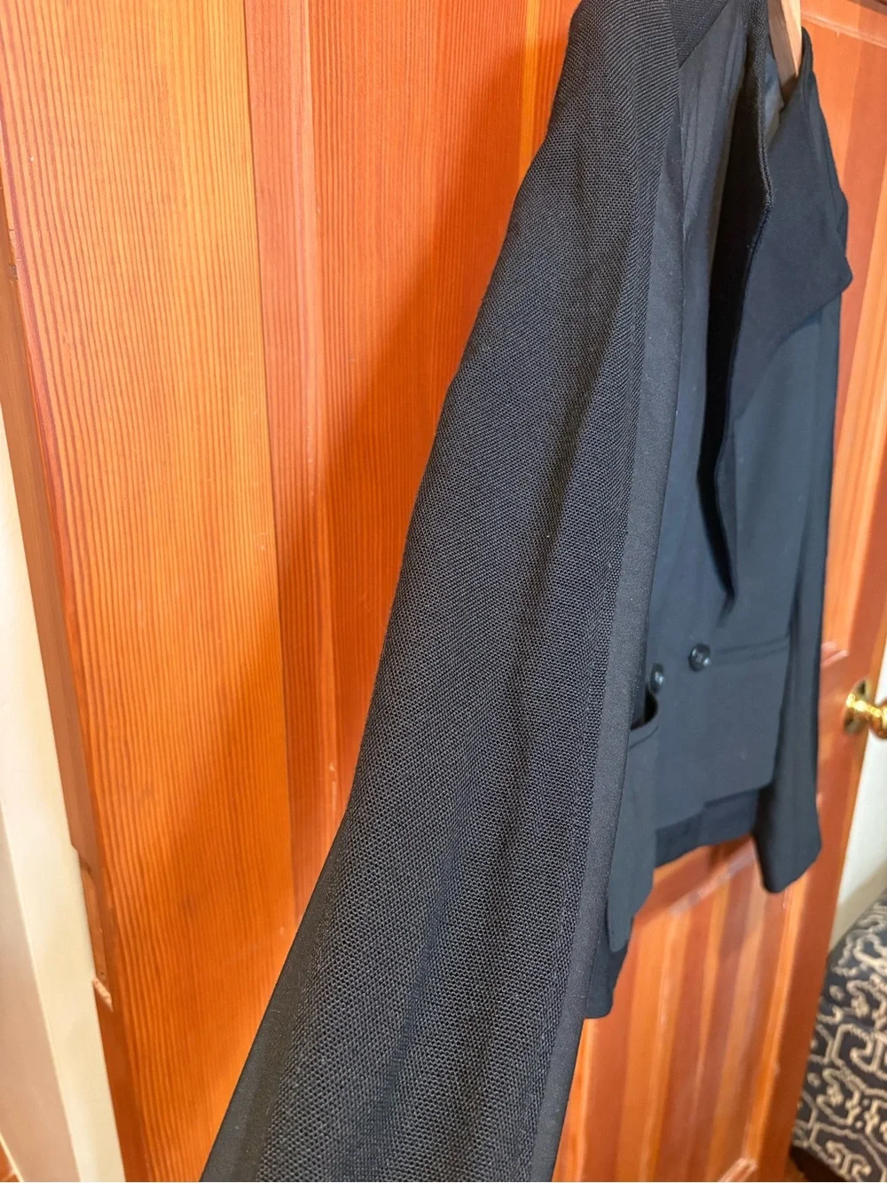 Ann Taylor Black Cropped Blazer 6p Petite